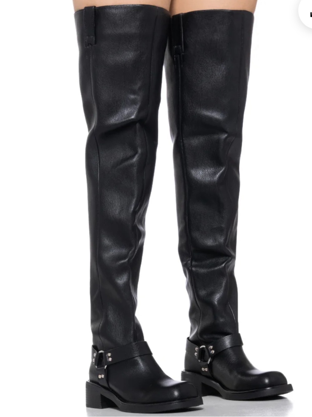Azalea Wang Over The Knee Moto Boots